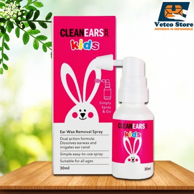 Xịt Hỗ Trợ Tan Ráy Tai Clean Ears Kids 30ml Của Úc